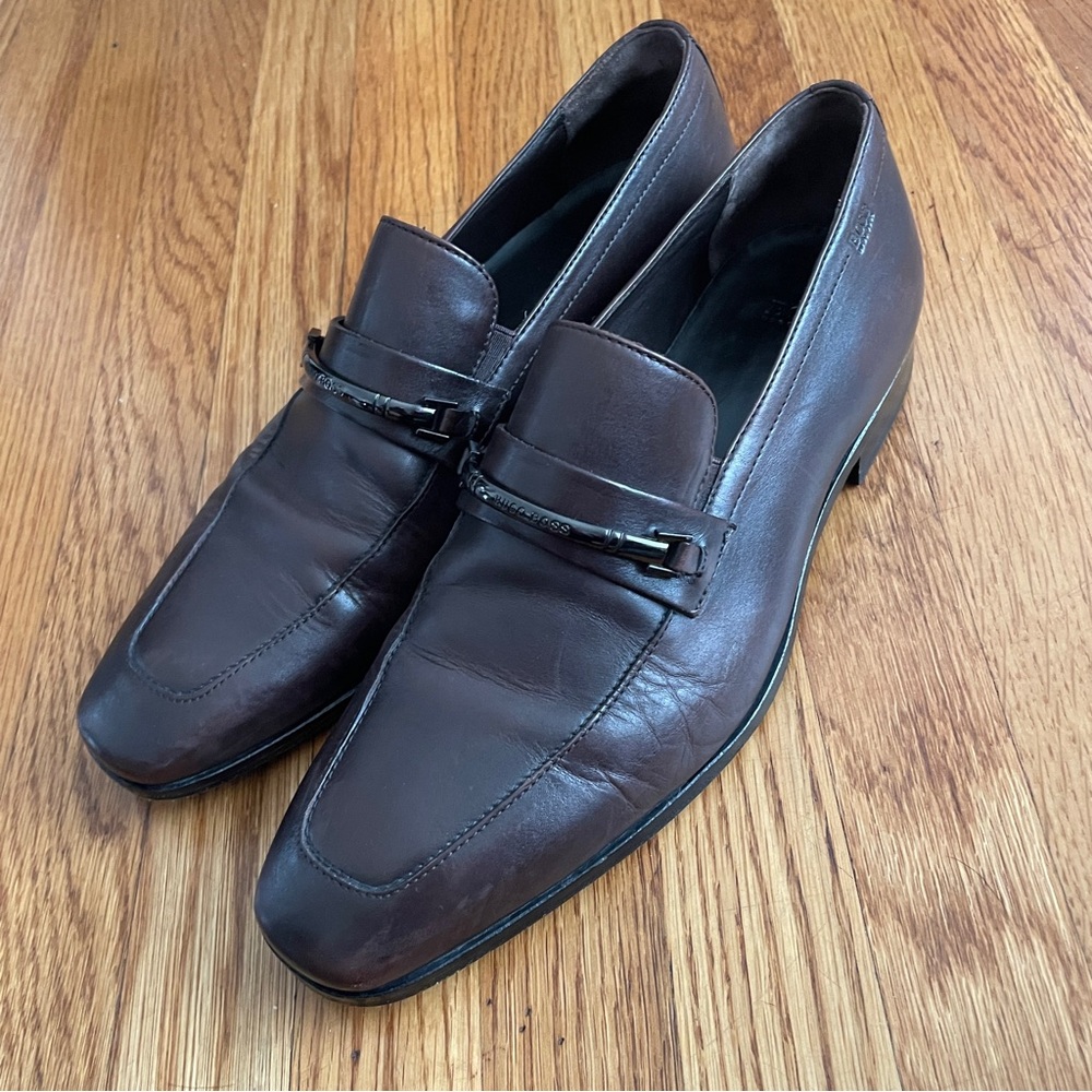 Hugo Boss Carl horsebit loafers 9